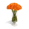 orange rose arrangement
