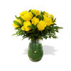 yellow rose arrangement